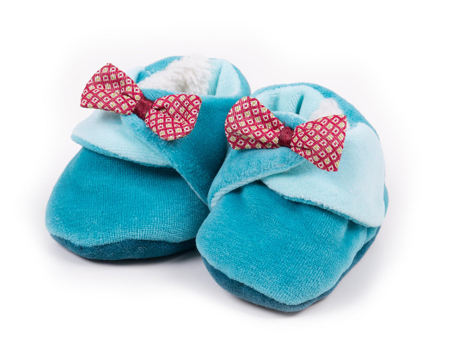 Chaussons pour bebe Pois jaune L Oiseau Bateau