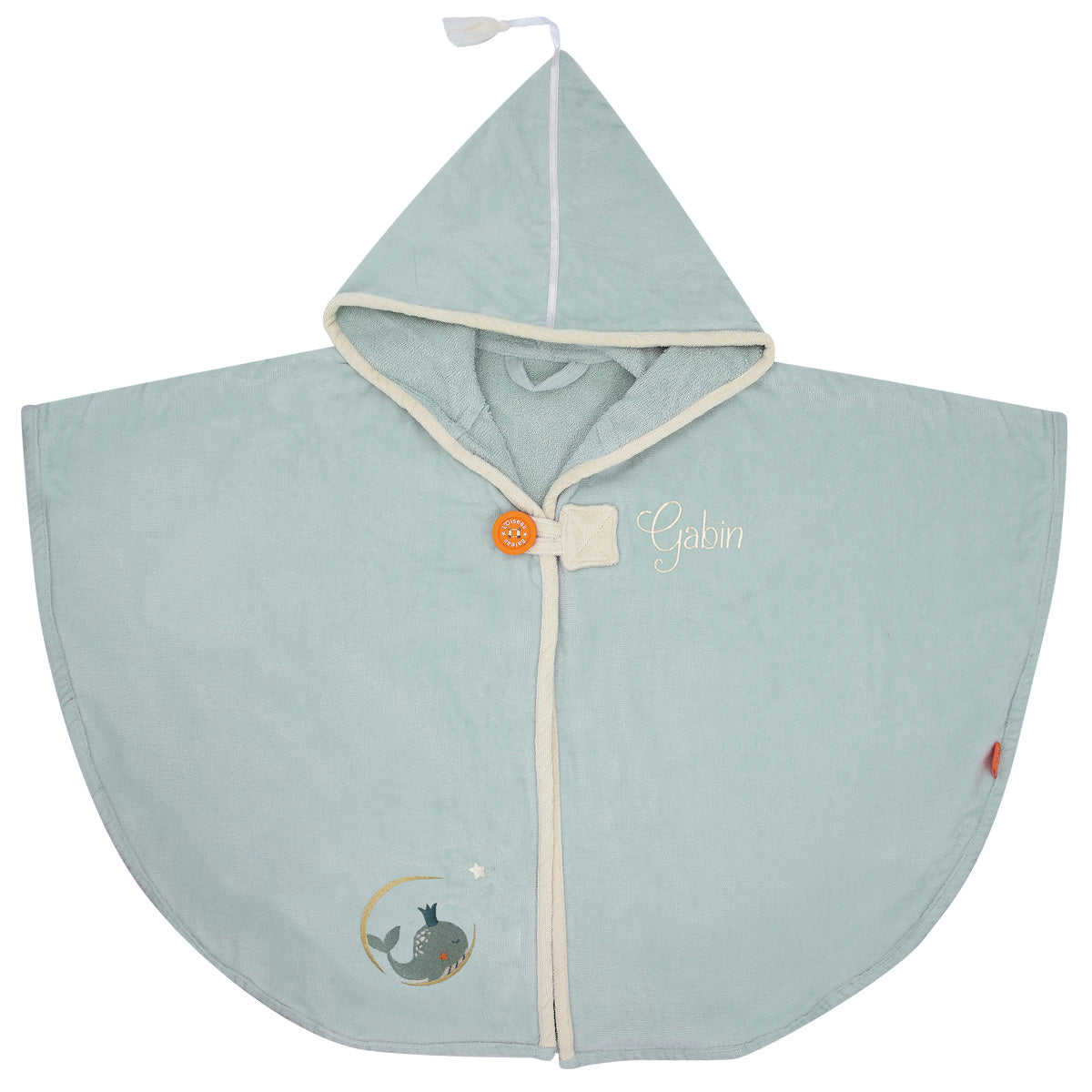 Cape de Bain personnalisée - Baleine Lagon