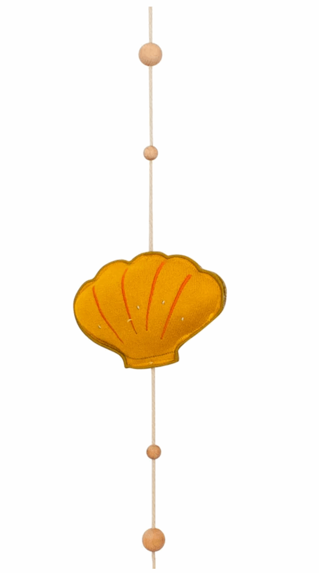 idee mobile decoratif pour enfant en forme de tortue, decoration chambre d'enfant, mobile pour bebe en tissu, mobile perle bois naturel, creation française, marque française, l'oiseau bateau