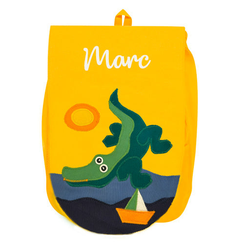 Sac à dos personnalisé enfant - Crocodile