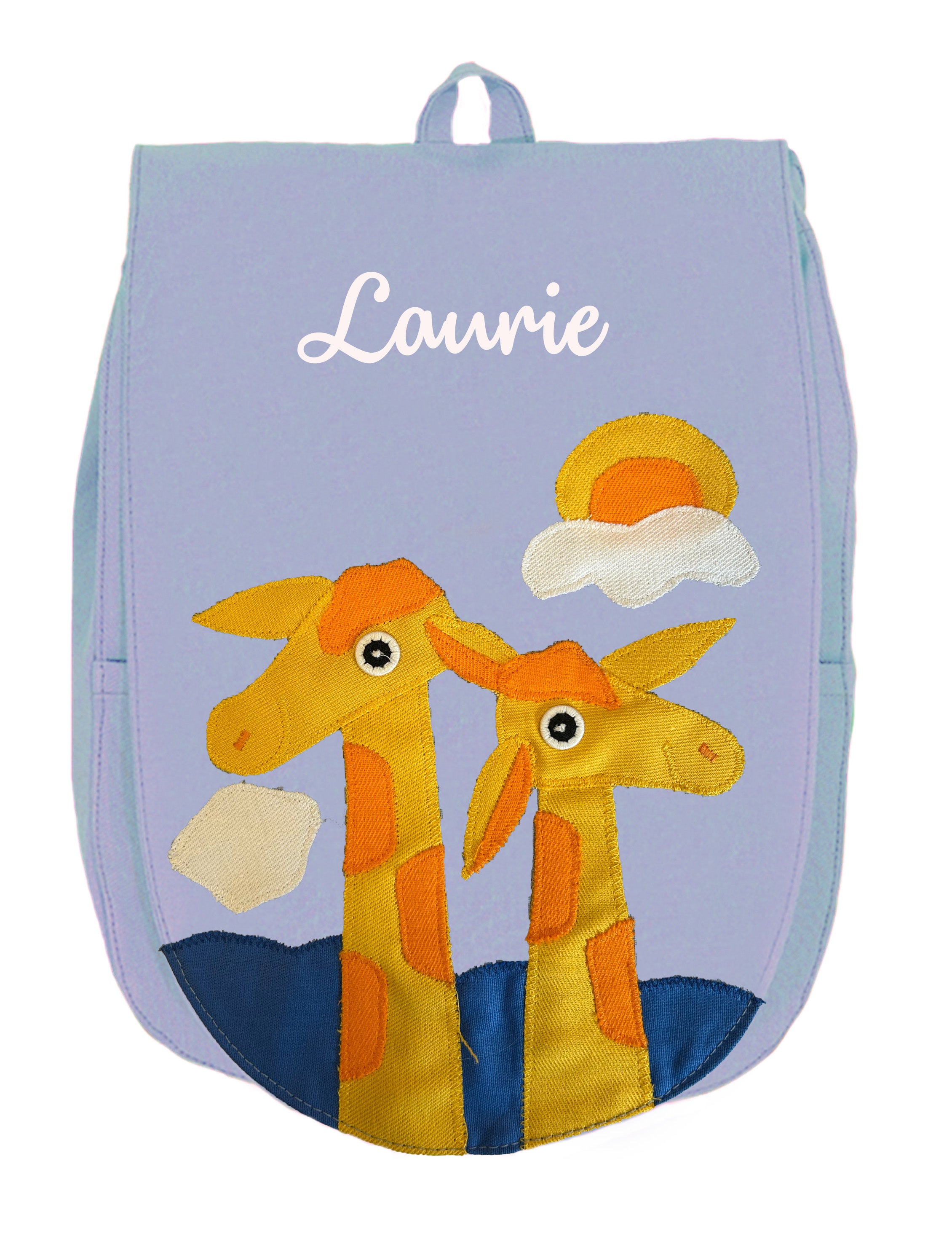 Sac à dos personnalisé enfant - Girafe copine