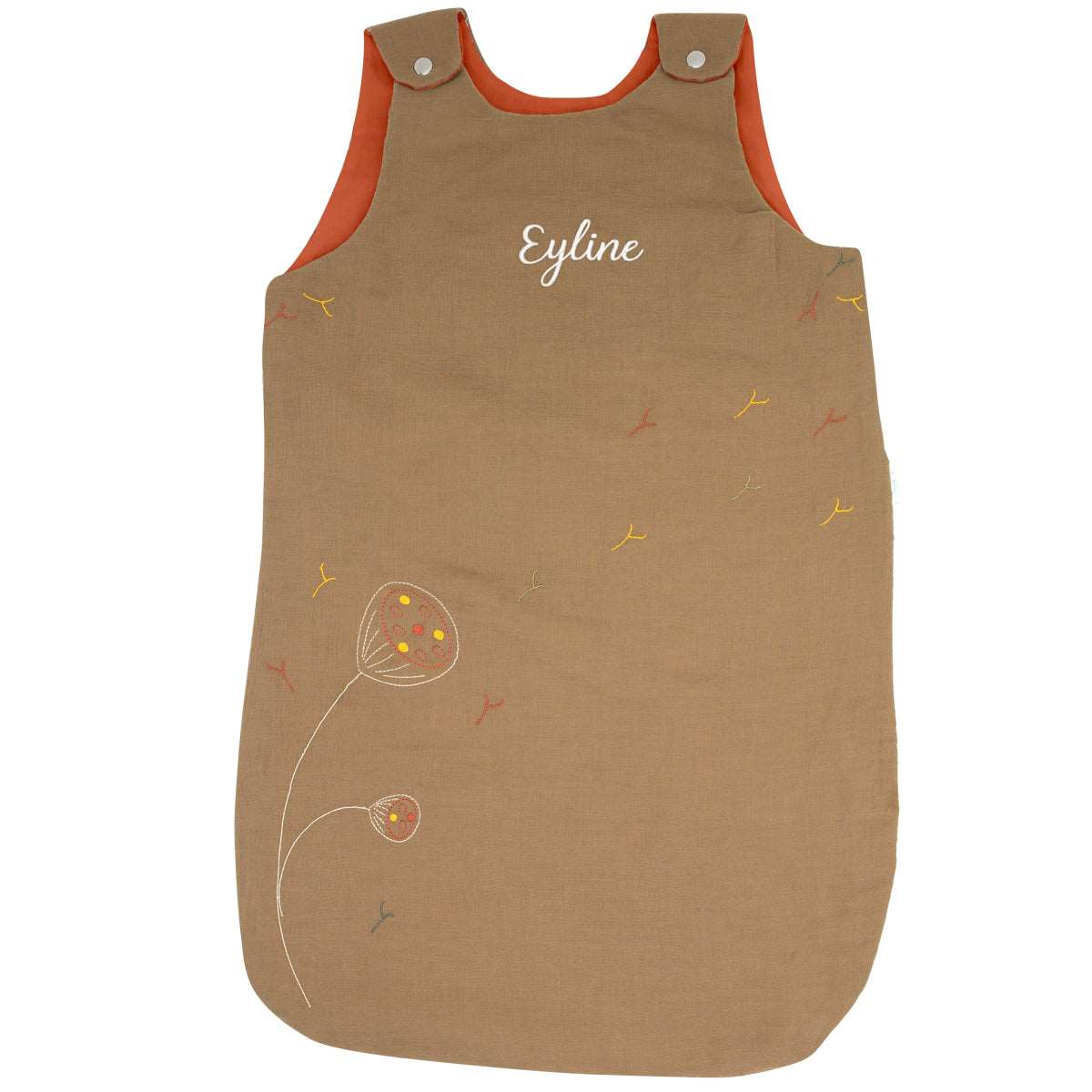 idée gigoteuse bebe, gigoteuse personnalisee, gigoteuse gaze de coton, tog 2, cadeau de naissance, design française, marque française, cadeau de naissance personnalise, cadeau personnalise, broderie française, l’oiseau bateau.