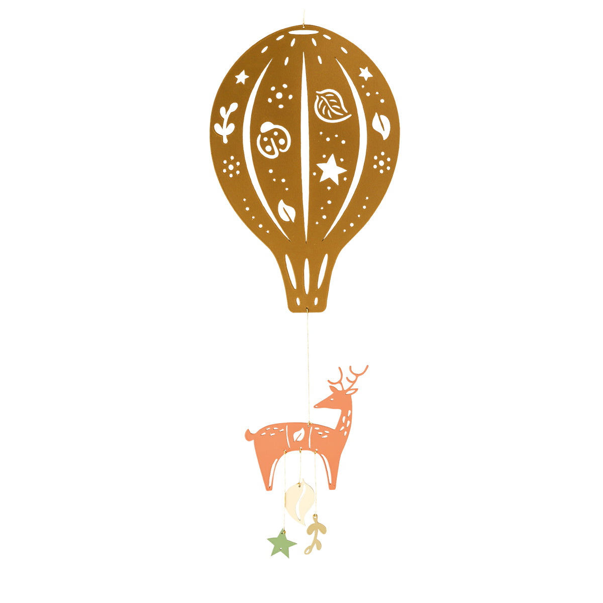 idee mobile en metal pour enfant, mobile decoratif pour enfant, decoration de chambre d'enfant, fabrication française, fabrication artisanale, peint a la main, creation française, marque française l'oiseau bateau, cadeau de naissance original
