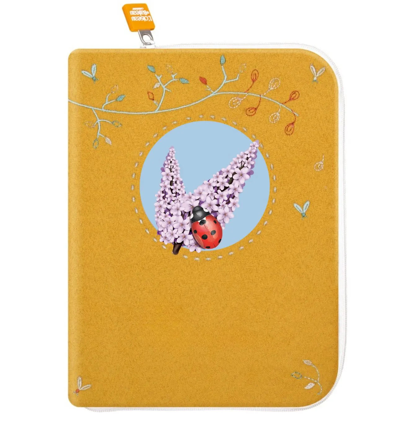 Protège carnet de santé personnalisé bébé – Coccinelle et Lilas