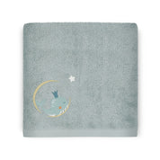 Serviette personnalisée bébé et enfant - Baleine Lagon