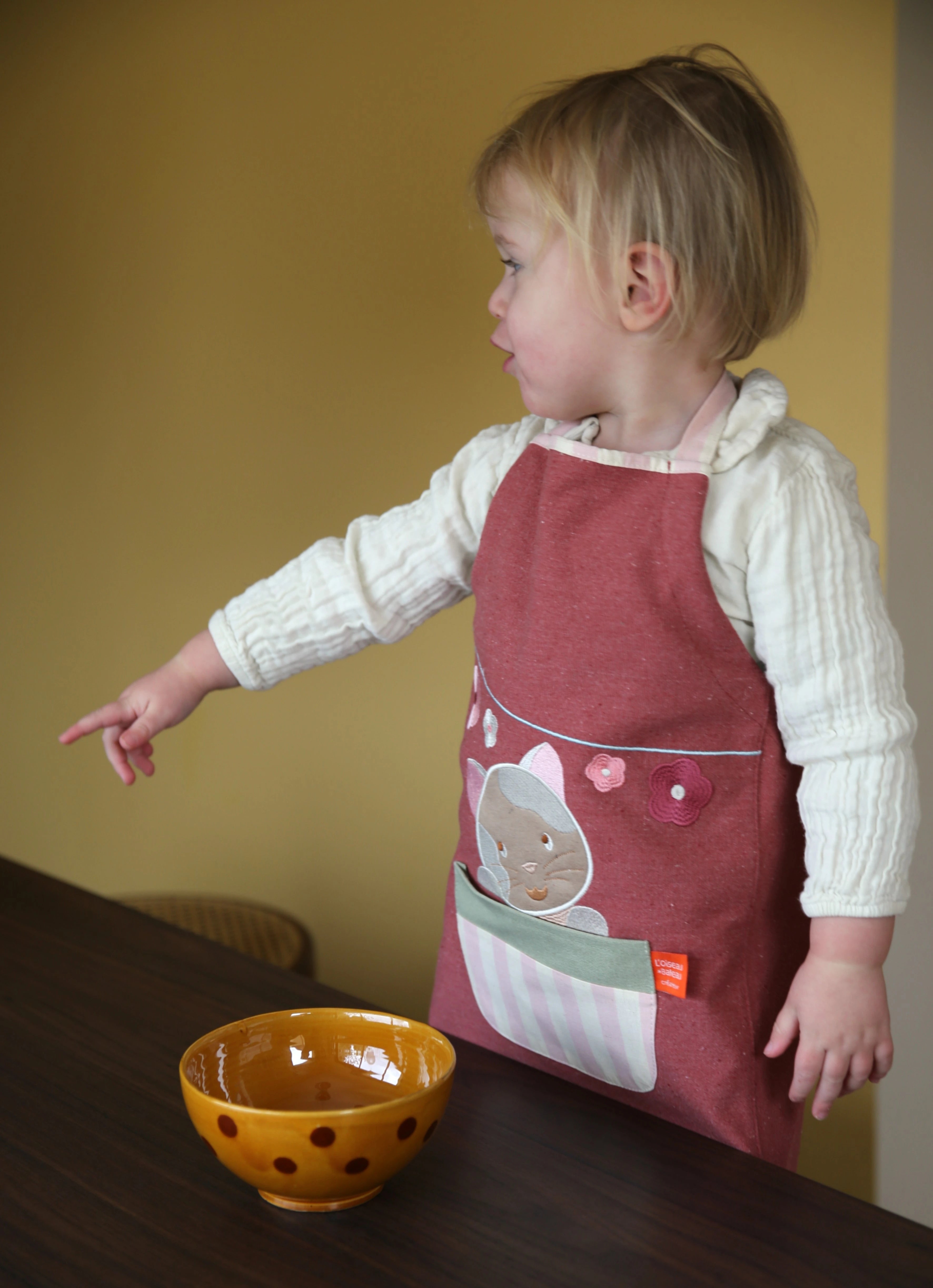 tablier cuisine personnalisé enfant, tablier enfant, tablier de cuisine, tablier personnalisé, tablier de cuisine enfant, tablier de cuisine enfant brodé, tablier fabrication française, tablier de cuisine brodé, tablier cuisine enfant chat, l'oiseau bateau