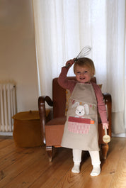 tablier cuisine personnalisé enfant, tablier enfant, tablier de cuisine, tablier personnalisé, tablier de cuisine enfant, tablier de cuisine enfant brodé, tablier fabrication française, tablier de cuisine brodé, tablier cuisine enfant lapin, l'oiseau bateau