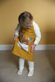 tablier cuisine personnalisé enfant, tablier enfant, tablier de cuisine, tablier personnalisé, tablier de cuisine enfant, tablier de cuisine enfant brodé, tablier fabrication française, tablier de cuisine brodé, tablier cuisine enfant ours, l'oiseau bateau