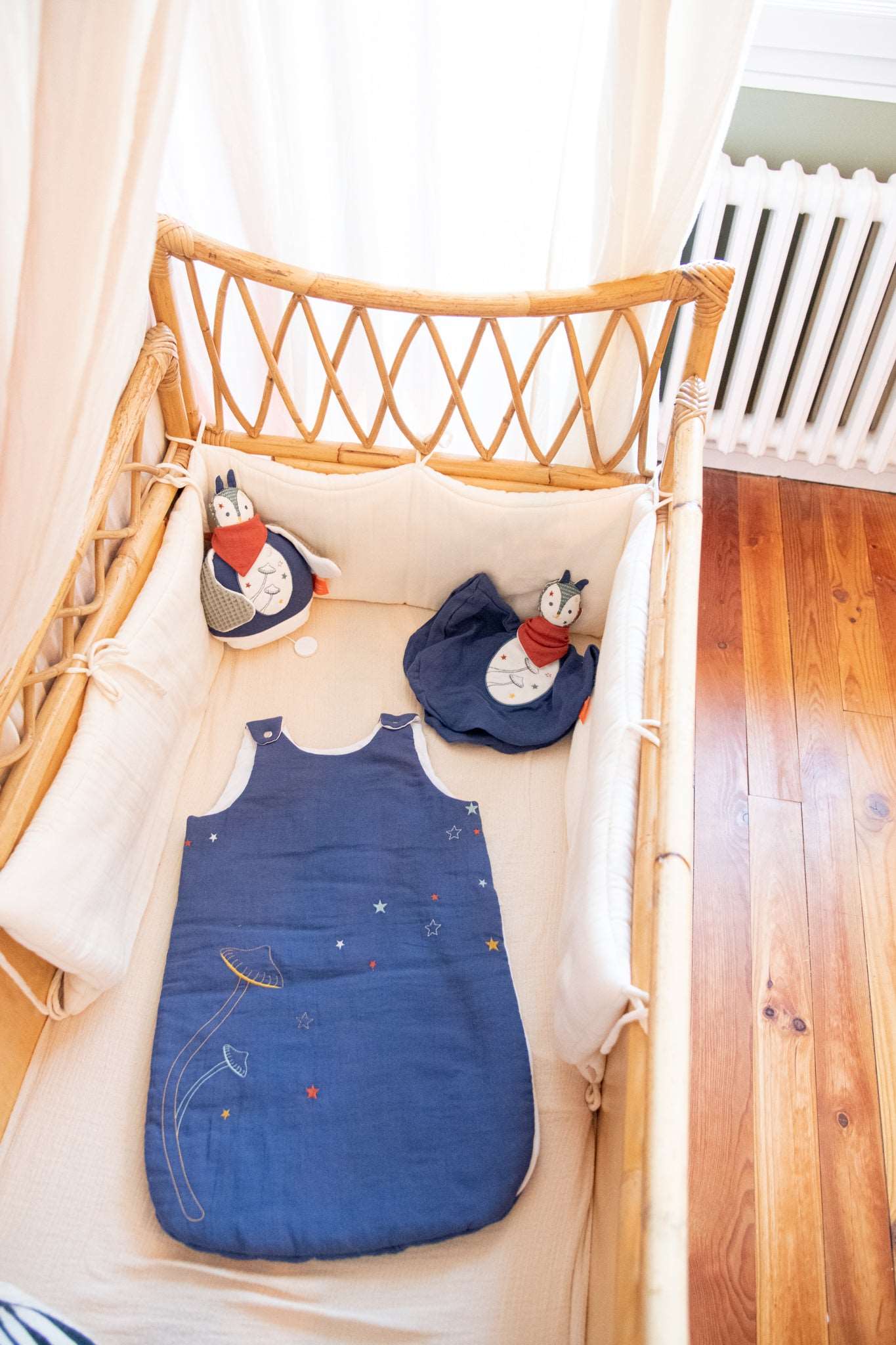 idée gigoteuse bebe, gigoteuse personnalisee, gigoteuse gaze de coton, tog 2, cadeau de naissance, design française, marque française, cadeau de naissance personnalise, cadeau personnalise, broderie française, l’oiseau bateau.