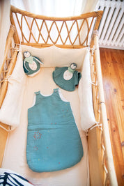 idée gigoteuse bebe, gigoteuse personnalisee, gigoteuse gaze de coton, tog 2, cadeau de naissance, design française, marque française, cadeau de naissance personnalise, cadeau personnalise, broderie française, l’oiseau bateau.