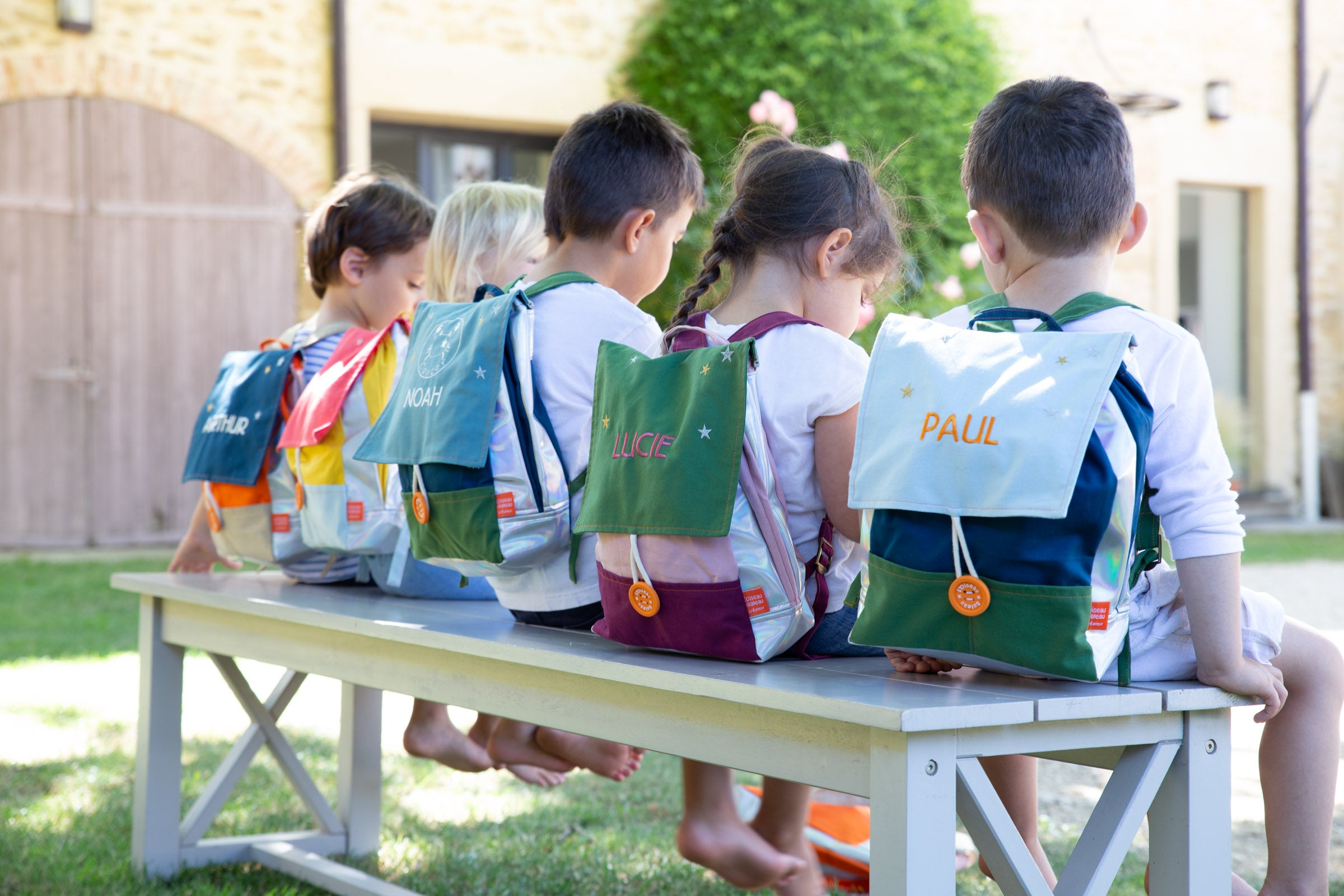 Sac à dos personnalisé enfant Astro - Gauloise et Ciel