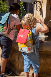 Sac à dos personnalisé enfant Astro - Moutarde et Grenadine