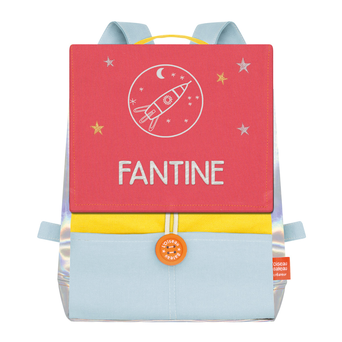 Sac à dos personnalisé enfant Astro - Moutarde et Grenadine