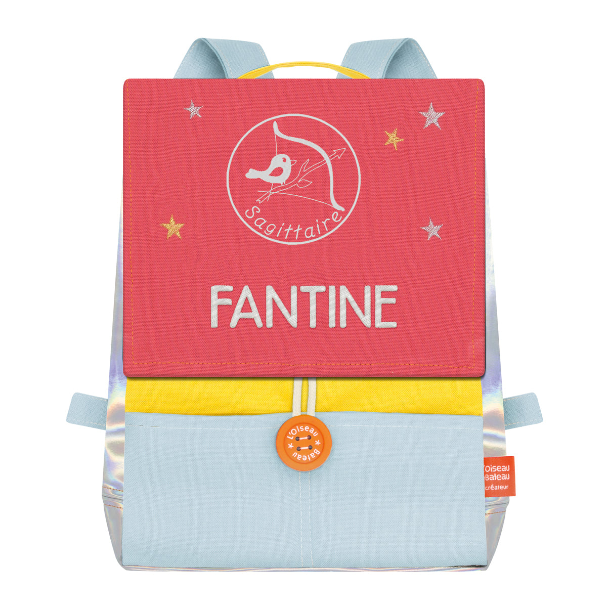 Sac à dos personnalisé enfant Astro - Moutarde et Grenadine