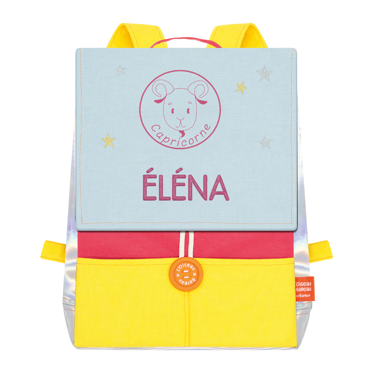 Sac à dos personnalisé enfant Astro - Grenadine et Ciel