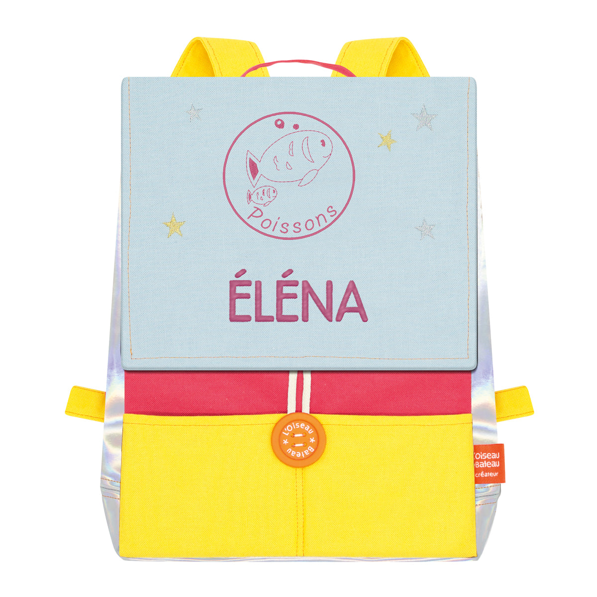 Sac à dos personnalisé enfant Astro - Grenadine et Ciel
