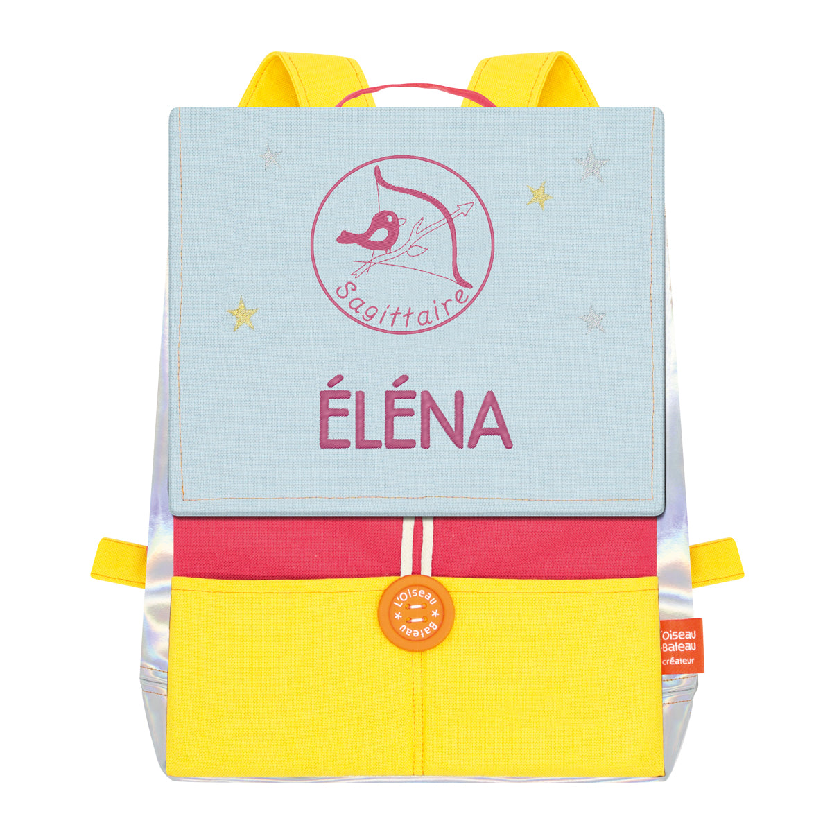 Sac à dos personnalisé enfant Astro - Grenadine et Ciel
