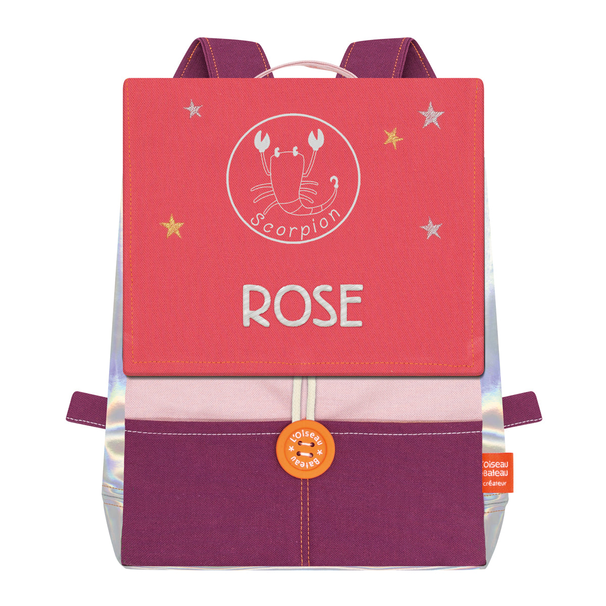Sac à dos personnalisé enfant Astro - Poudre et Grenadine