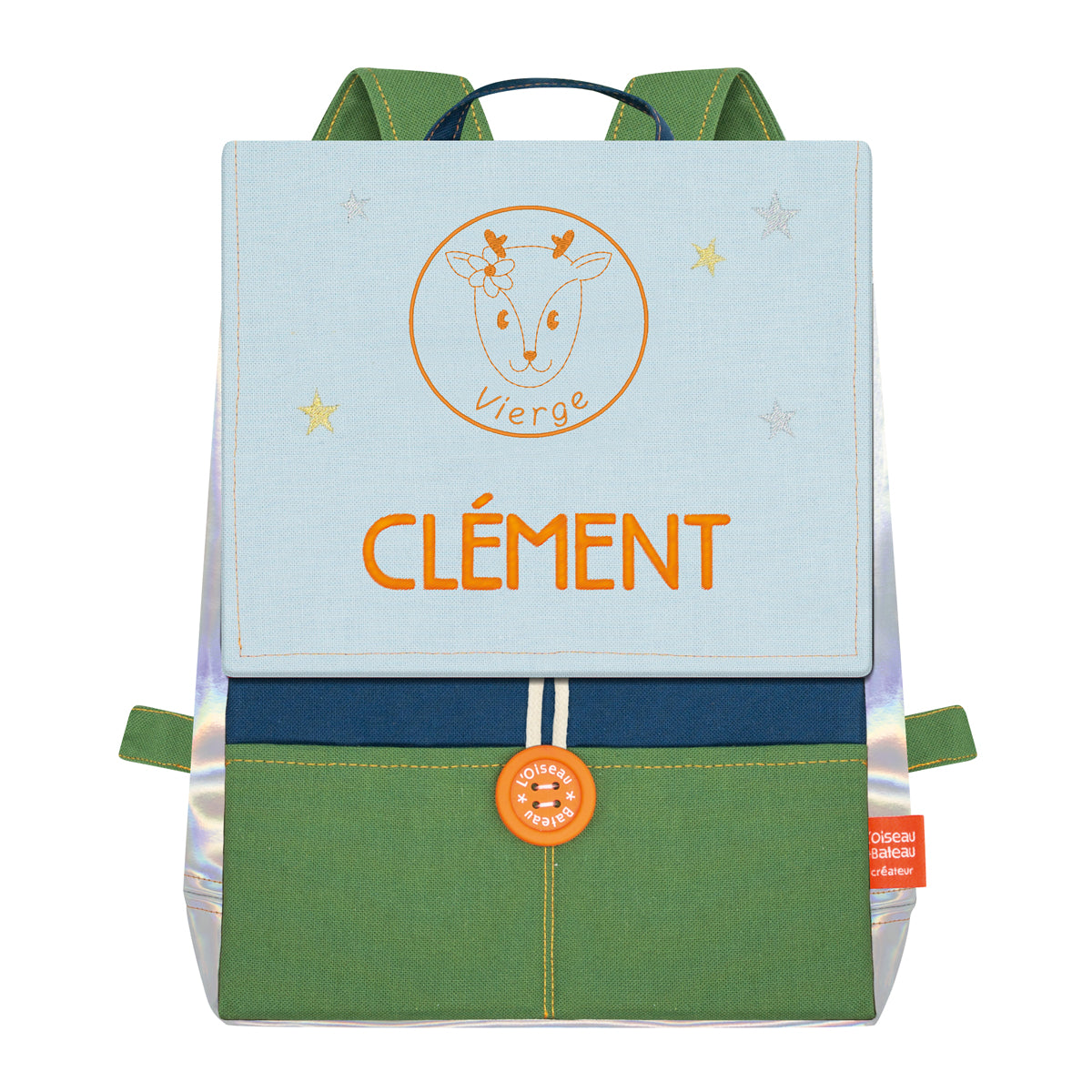 Sac à dos personnalisé enfant Astro - Gauloise et Ciel