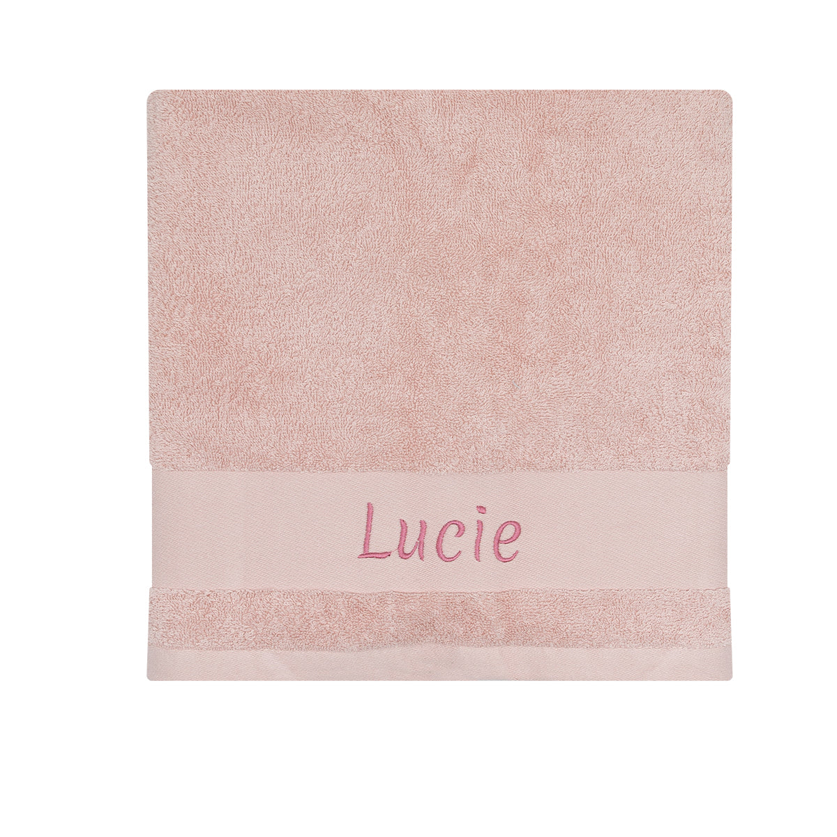 serviette enfant, serviette enfant personnalisee, serviette bebe, serviette bebe personnalise, cadeau de naissance, serviette personnalise, serviette 70 x 140, serviette 50 x 100, 100% coton oeko-tex, serviette absorbante enfant, design français, creation française, marque française, l'oiseau bateau, rose, lapin