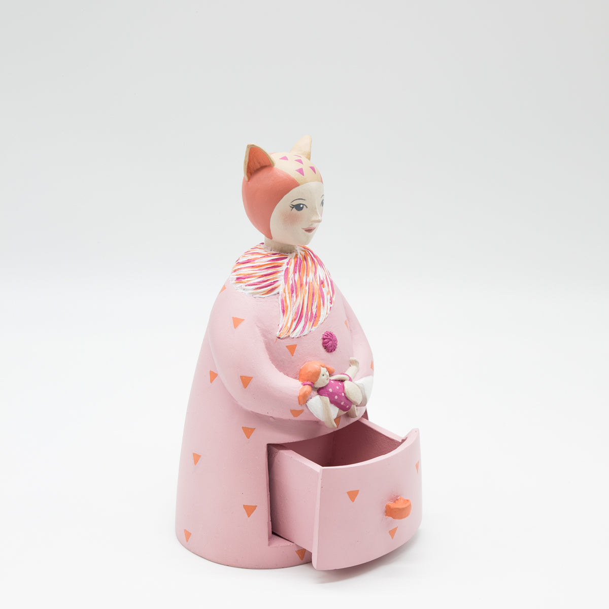 idee boite a bijoux pour enfant, decoration chambre enfant, fabrication artisanale, peint a la main, cadeau original pour enfant de l'oiseau bateau