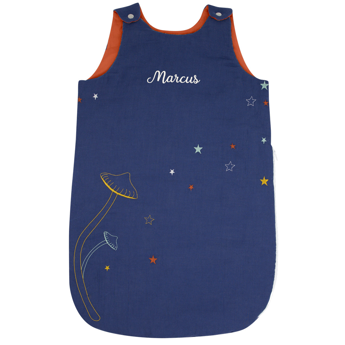idée gigoteuse bebe, gigoteuse personnalisee, gigoteuse gaze de coton, tog 2, cadeau de naissance, design française, marque française, cadeau de naissance personnalise, cadeau personnalise, broderie française, l’oiseau bateau.