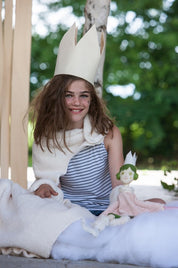 poupee tissu, poupee pour enfant, poupee pour bebe, poupee chiffon, creation française, design français, fabrication artisanale, coton 100% oeko-tex, decoration chambre d'enfant, decoration chambre de bebe, poupee feerique, marque française