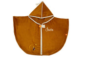 Cape de Bain personnalisée - Ours Brun Noisette
