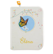 Protège carnet de santé personnalisé bébé – Papillon