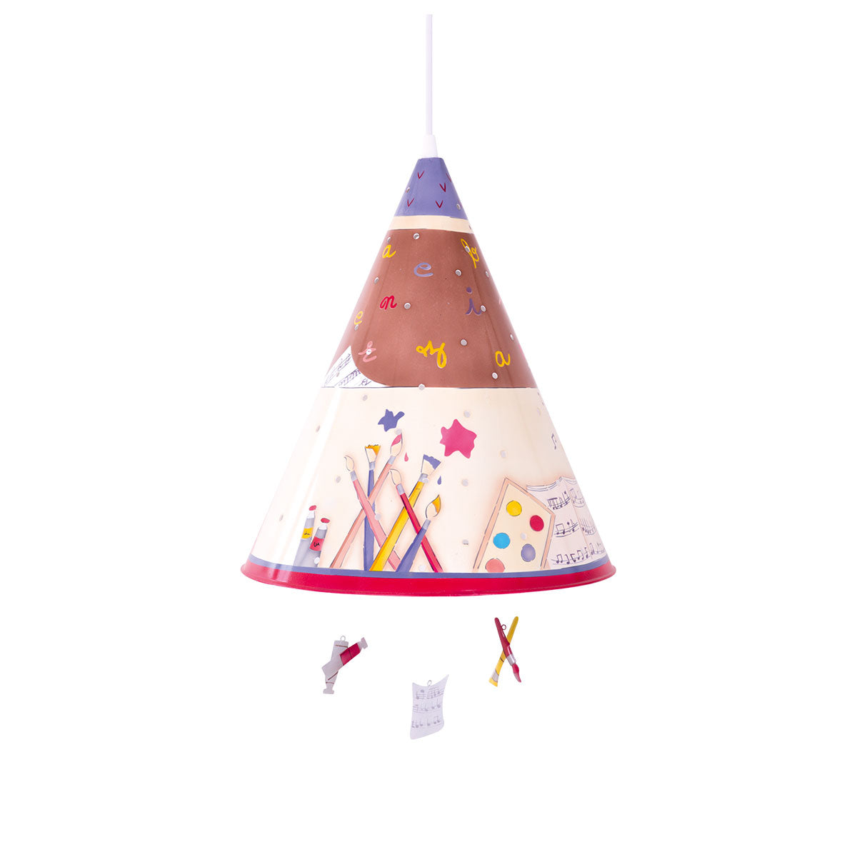 Suspension Luminaire Chambre Enfant "L'Oiseau Bateau" - Occasion En Très Bon état