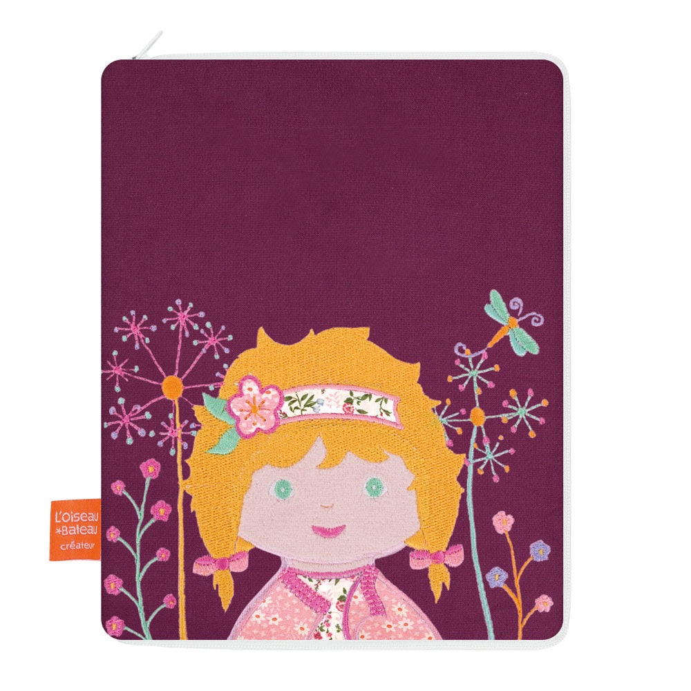 idee protege carnet de sante bebe, protege carnet de sante personnalise, theme boucle d'or et les trois ours, couleur bordeau, tissus 100% coton oeko tex, cadeau de naissance personnalisé, cadeau de naissance original, design français, marque française, l'oiseau bateau, cadeau de noël bébé, cadeau de noël personnalisé