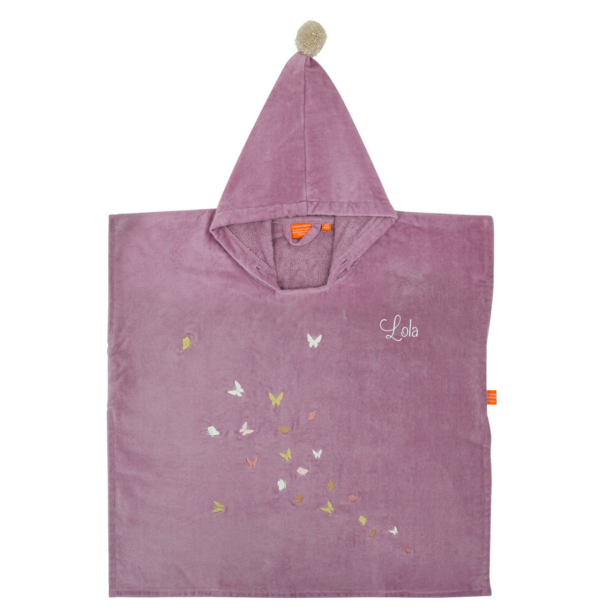 Cape de bain bebe, cape de bain enfant, cape de bain  personnalisee bebe, cape de bain personnalisee enfant,cadeau de naissance, cadeau de naissance personnalise, carre de bain bebe, carre de bain enfant, poncho de bain bebe, poncho de bain enfant, creation française, design français, marque française, l'oiseau bateau, cape de bain parme, theme papillons