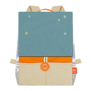 Personalized Astro children's backpack - Orange and Ocean