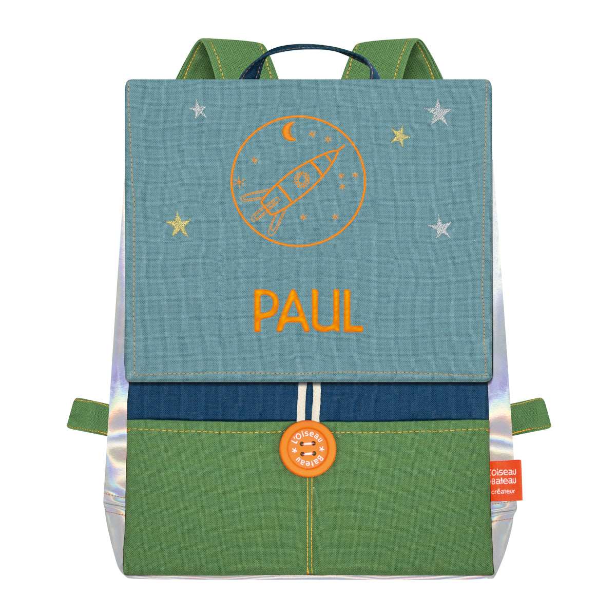 Sac à dos personnalisé pour enfant Astro - Gauloise et Océan