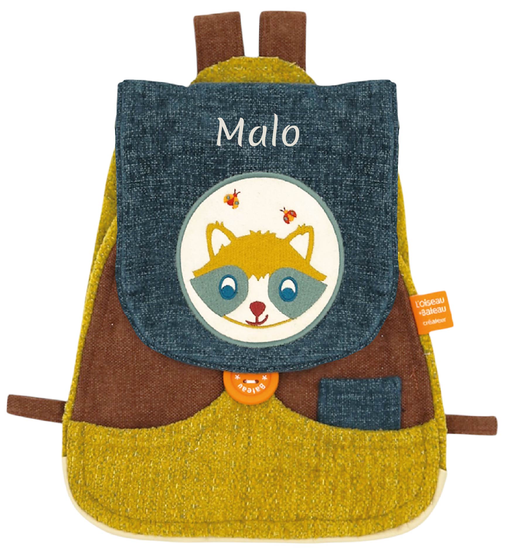 Sac à dos personnalisé enfant - Raton Laveur