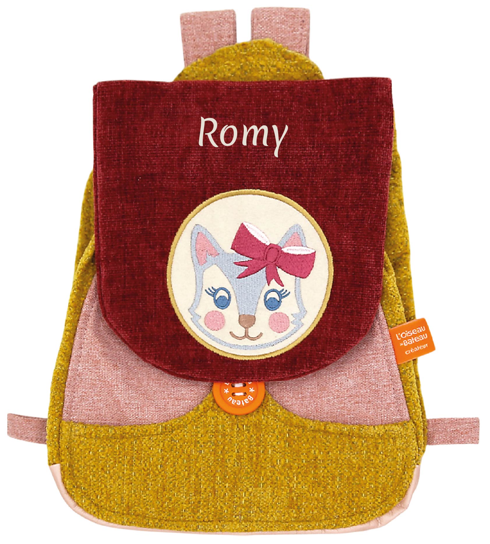 Sac à dos personnalisé enfant - Mme Chat