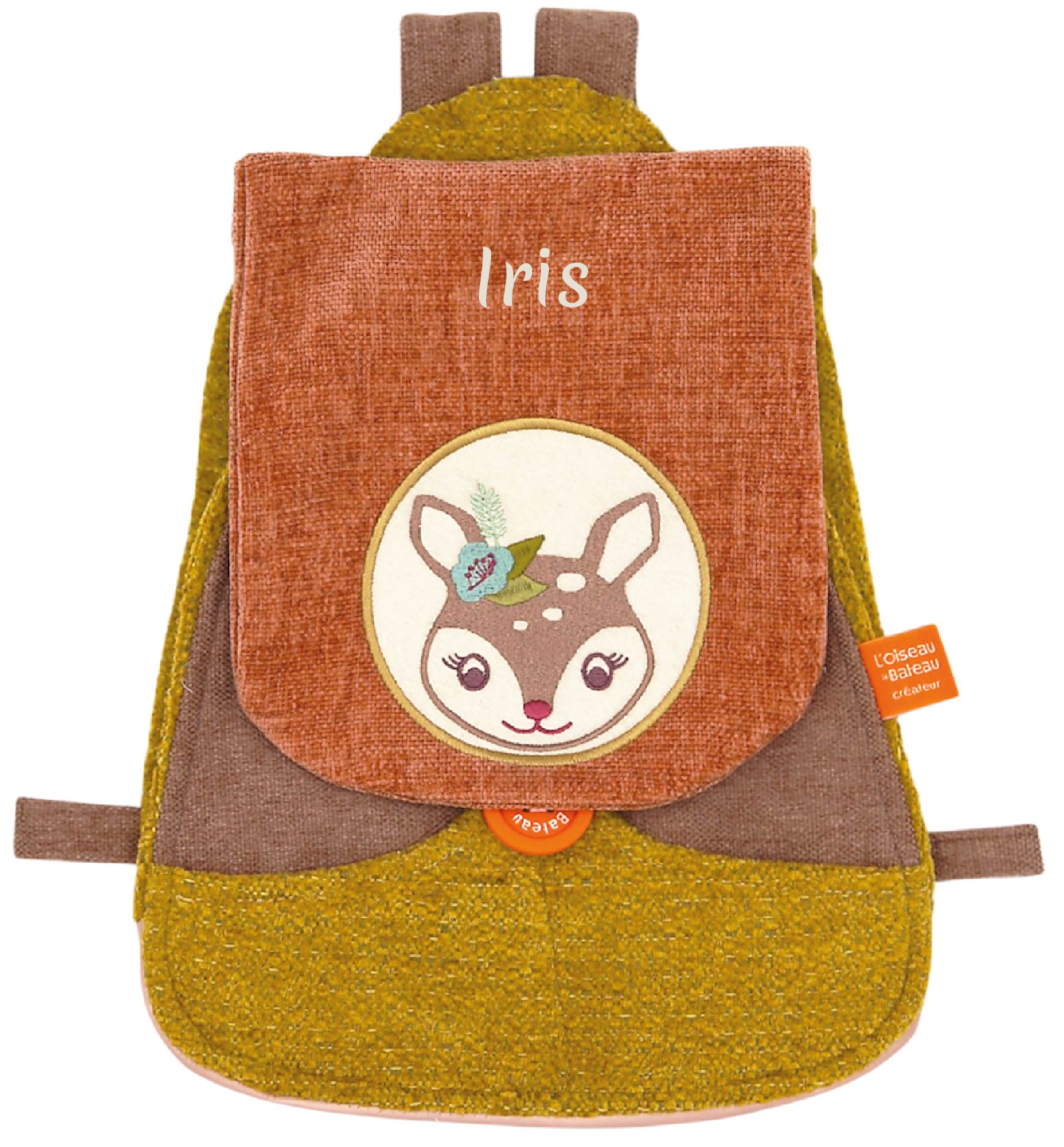 Sac à dos personnalisé enfant - Mme Faon