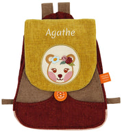 Sac à dos personnalisé enfant - Mme Ourse