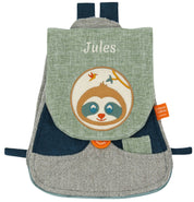 Sac à dos personnalisé enfant - Paresseux Châtaigne