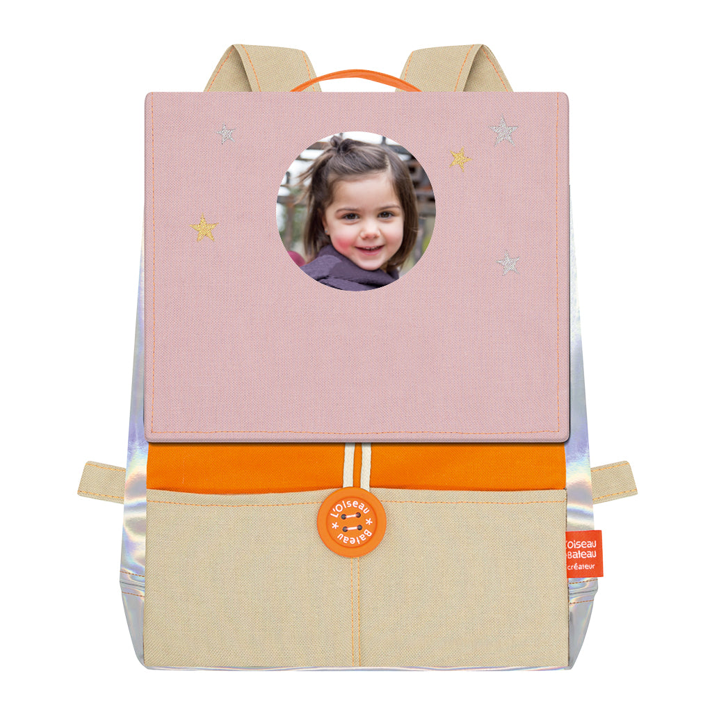 Personalized children's backpack with photo – Powder