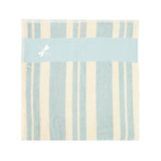 serviette rayee enfant, serviette plage enfant, serviette rayee bebe, serviette plage bebe, serviette raye personnalisee, serviette enfant, serviette enfant personnalisee, serviette bebe, serviette bebe personnalise, cadeau de naissance, serviette personnalisee, serviette 70 x 140, 100% coton oeko-tex, serviette absorbante enfant, design français, creation française, marque française, l'oiseau bateau, bleu