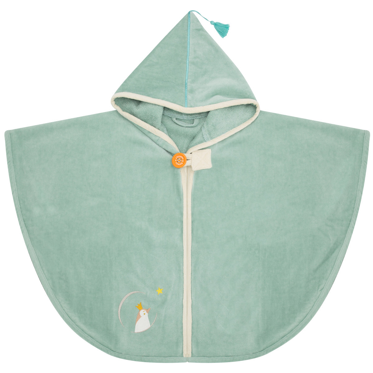 Cape de bain bebe, cape de bain enfant, cape de bain  personnalisee bebe, cape de bain personnalisee enfant,cadeau de naissance, cadeau de naissance personnalise, carre de bain bebe, carre de bain enfant, poncho de bain bebe, poncho de bain enfant, creation française, design français, marque française, l'oiseau bateau, cape de bain bleu vert, theme pingouin