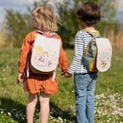 idee sac a dos pour enfant, sac a dos bebe maternelle, sac a dos creche, creation française, marque française, l'oiseau bateau, sac a do personnalisable, sac a dos brodé, Sac à dos personnalisé pour enfant - La Fille à la trottinette