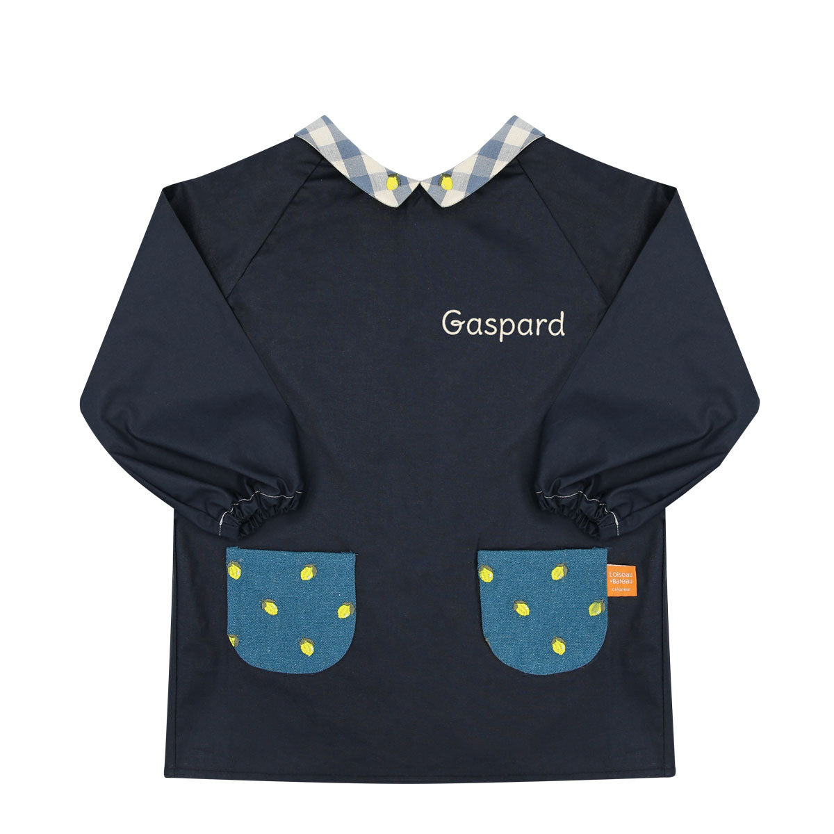 tablier ecole, blouse ecole, blouse peinture maternelle, tablier ecole personnalise, blouse ecolier, blouse maternelle, tablier impermeable maternelle, tablier impermeable enfant, tablier scolaire, blouse scolaire, tablier manche longue maternelle, tablier plastique maternelle, design français, creation française, marque française, l'oiseau bateau, tablier ecole bleu