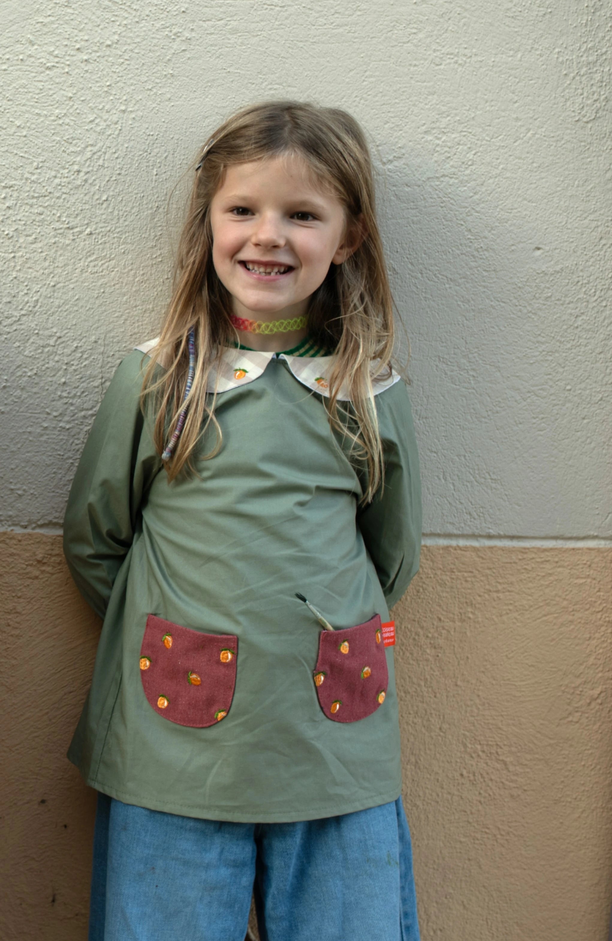 tablier d'école personnalisé, tablier d'école, blouse d'école personnalisée, blouse d'école, blouse peinture maternelle, tablier école personnalisé, blouse écolier, blouse maternelle, tablier imperméable maternelle, tablier imperméable enfant, tablier scolaire, blouse scolaire, tablier manche longue maternelle, tablier plastique maternelle, design français, création française, marque française, l'oiseau bateau, tablier école vert