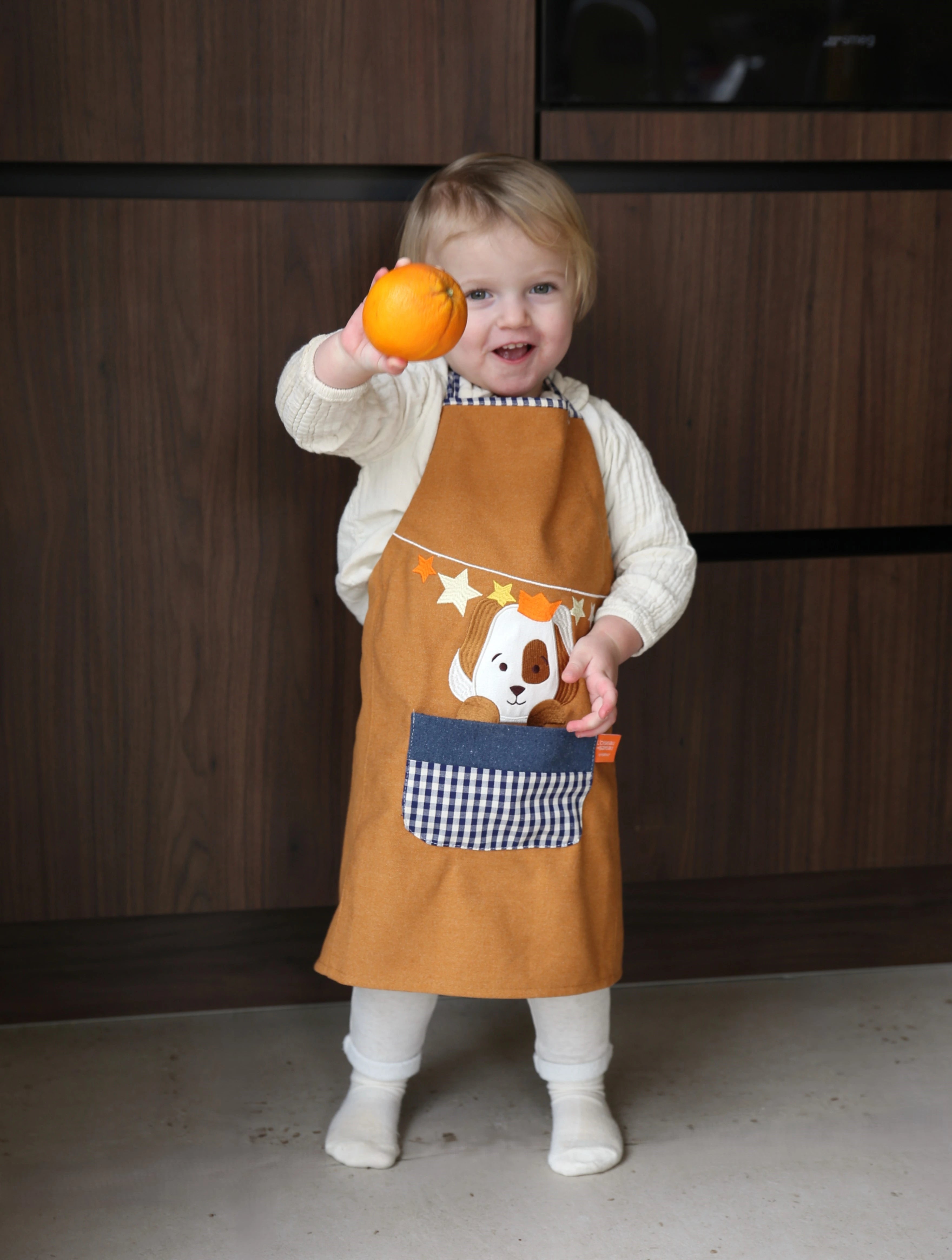 tablier cuisine personnalisé enfant, tablier enfant, tablier de cuisine, tablier personnalisé, tablier de cuisine enfant, tablier de cuisine enfant brodé, tablier fabrication française, tablier de cuisine brodé, tablier cuisine enfant chien, l'oiseau bateau