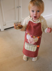 tablier cuisine personnalisé enfant, tablier enfant, tablier de cuisine, tablier personnalisé, tablier de cuisine enfant, tablier de cuisine enfant brodé, tablier fabrication française, tablier de cuisine brodé, tablier cuisine enfant souris, l'oiseau bateau