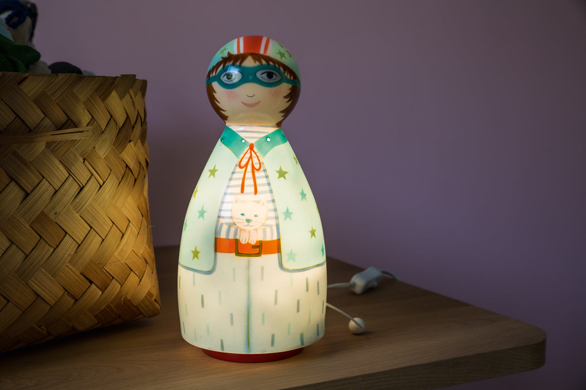 idee lampe pour enfant, decoration chambre, fabrication artisanale, l'oiseau bateau marque française