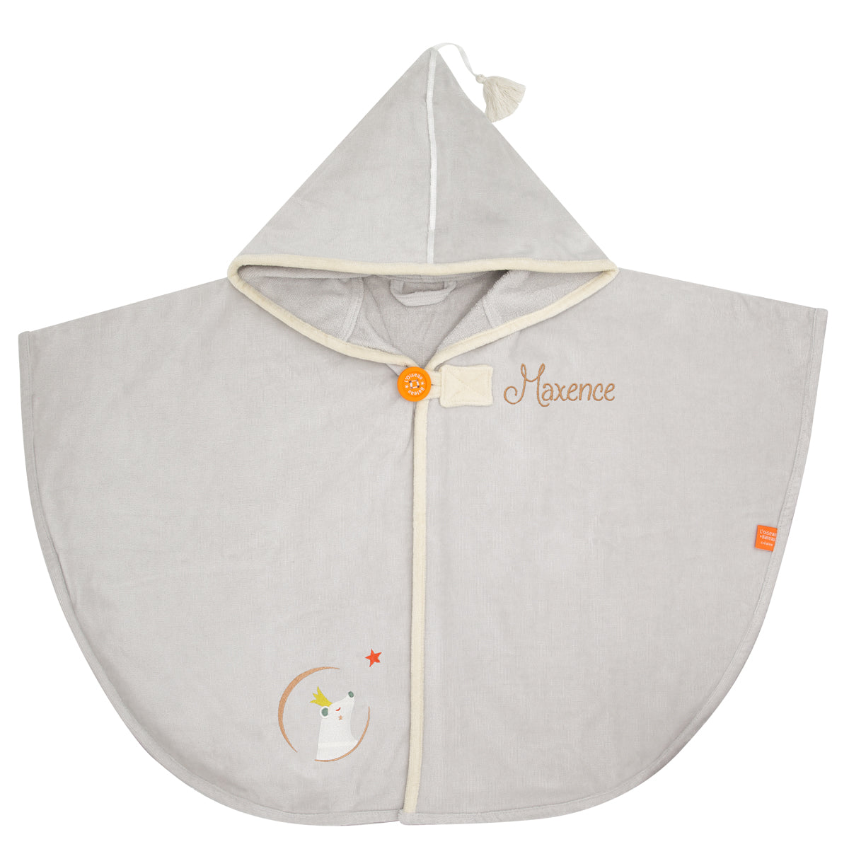 Cape de bain bebe, cape de bain enfant, cape de bain  personnalisee bebe, cape de bain personnalisee enfant,cadeau de naissance, cadeau de naissance personnalise, carre de bain bebe, carre de bain enfant, poncho de bain bebe, poncho de bain enfant, creation française, design français, marque française, l'oiseau bateau, cape de bain vert grise, theme ours