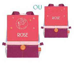 Sac à dos personnalisé enfant Astro - Poudre et Grenadine